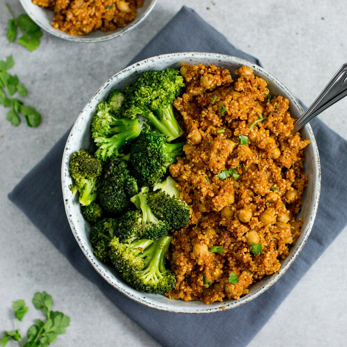 Quinoa mit Kichererbsen 