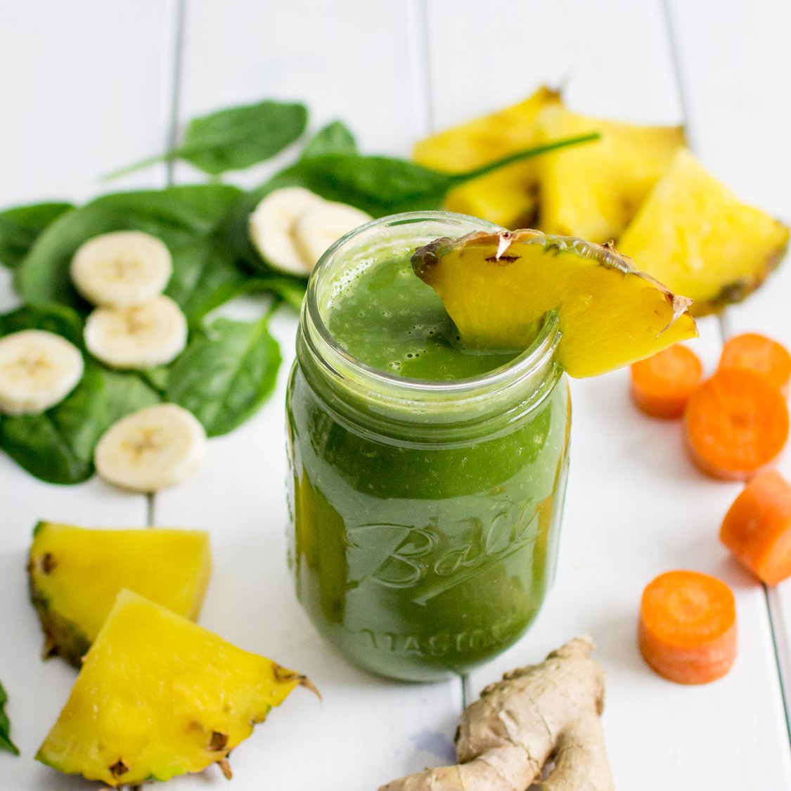 Ananas Ingwer Smoothie