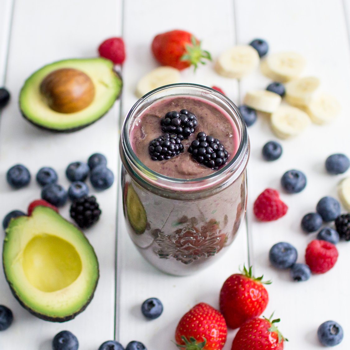 Avocado Beeren Smoothie