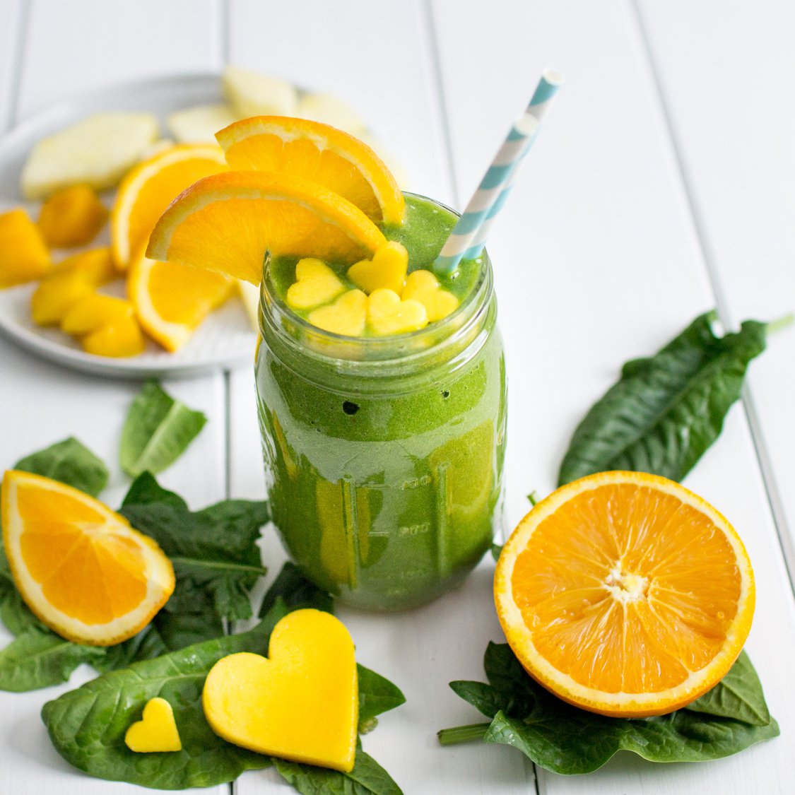 Orangen Mango Ananas Smoothie