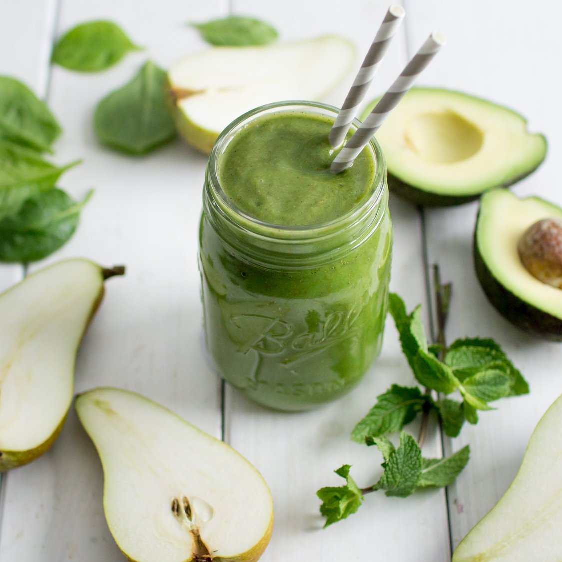 Birnen Avocado Smoothie