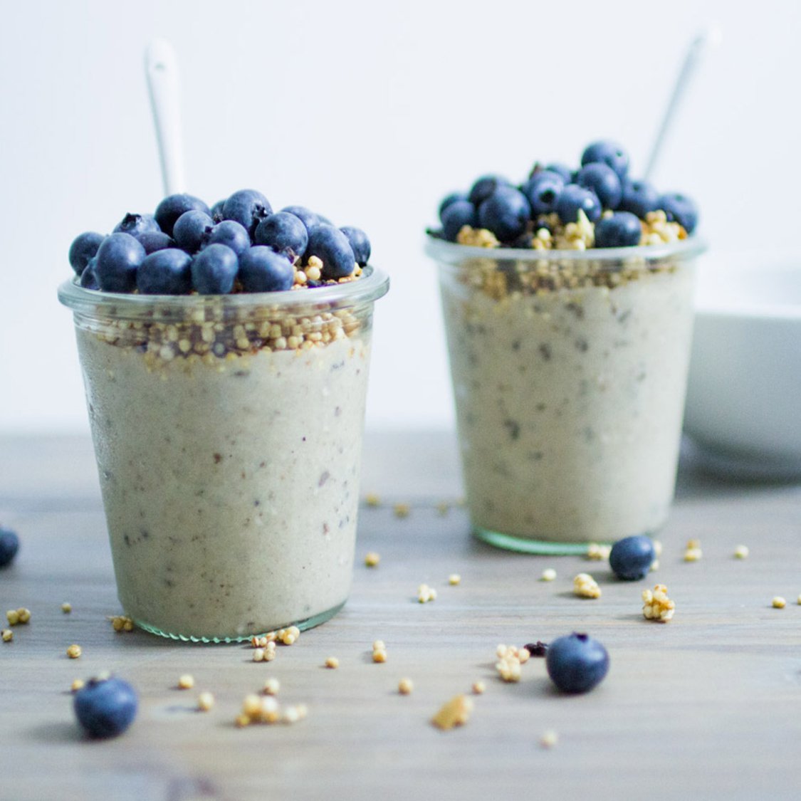 Stracciatella Creme mit Amaranth