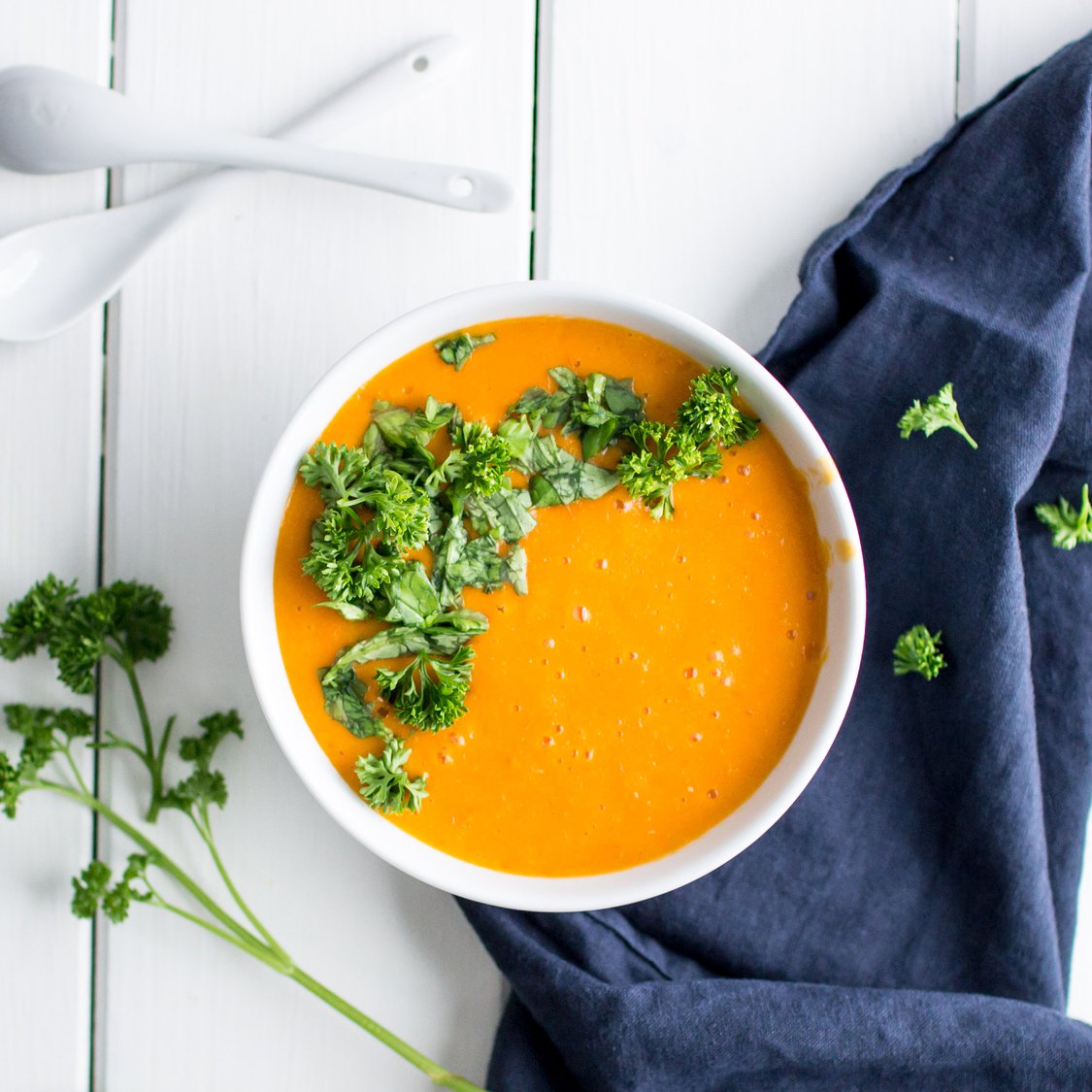 Tomatensuppe mit Kartoffeln